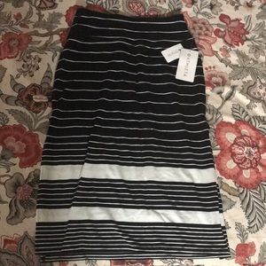 Athleta Stripe Oceana Midi Skirt